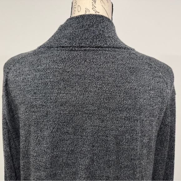 Fairlane Sweater Men's XL Gray 100% Merino Wool 1/4 Zip Long Sleeve Pullover - Picture 4 of 8